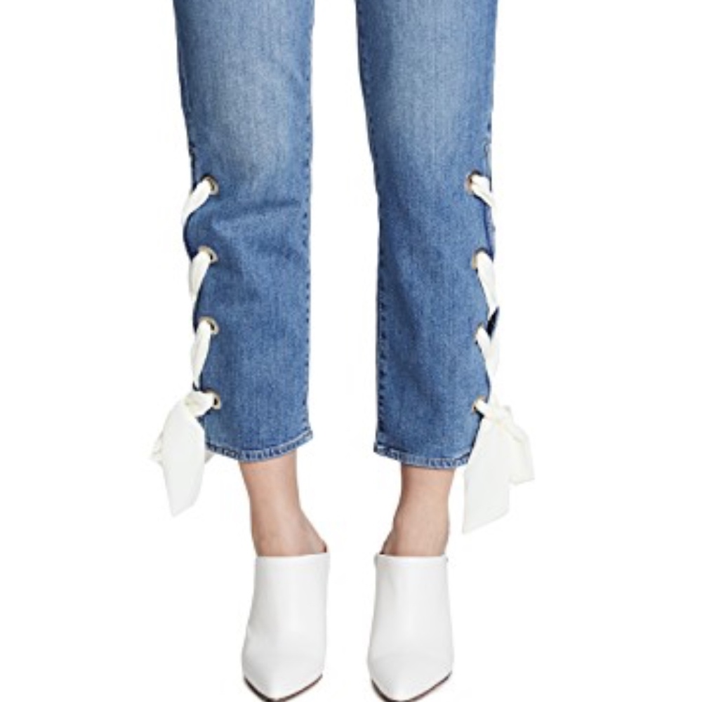 Paige High Rise Sarah Straight Jeans